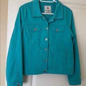 Ladies Dolcezza Jeans Teal Jacket